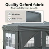 Folding Party Tent with Sidewalls Anthracite 3x3 m - Extra Image