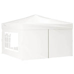 Folding Party Tent with Sidewalls White 3x3 m