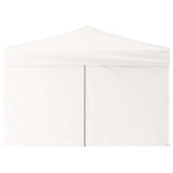 Folding Party Tent with Sidewalls White 3x3 m - Top-Down View