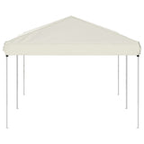 Folding Party Tent Cream 3x6 m - Top-Down View