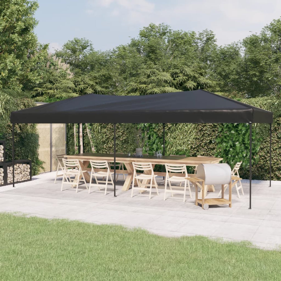 Folding Party Tent Anthracite 3x6 m