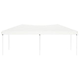 Folding Party Tent White 3x6 m - Side View