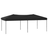 Folding Party Tent Black 3x6 m - Front View