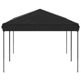 Folding Party Tent Black 3x6 m - Top-Down View