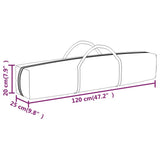 Folding Party Tent Black 3x6 m