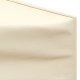Folding Party Tent with Sidewalls Cream 3x6 m - Rear View
