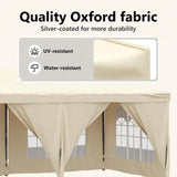 Folding Party Tent with Sidewalls Cream 3x6 m - Extra Image
