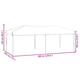 Folding Party Tent with Sidewalls Anthracite 3x6 m - Extra Image