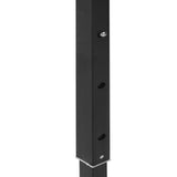 Folding Party Tent with Sidewalls Black 3x6 m - Close-Up Angle