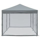 Folding Party Tent with Sidewalls Anthracite 3x6 m - Top-Down View
