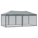 Folding Party Tent with Sidewalls Anthracite 3x6 m - 45-Degree Angle