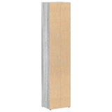 CD Cabinets 2 pcs Grey Sonoma 21x16x93.5 cm Engineered Wood