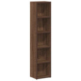 CD Cabinets 2 pcs Brown Oak 21x16x93.5 cm Engineered Wood - Top-Down View