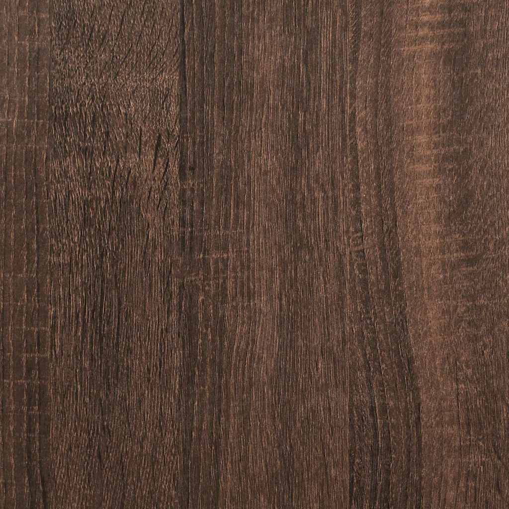 CD Cabinets 2 pcs Brown Oak 21x16x93.5 cm Engineered Wood