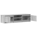 TV Cabinet Grey Sonoma 140x40x35.5 cm Engineered Wood - 45-Degree Angle