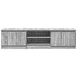 TV Cabinet Grey Sonoma 140x40x35.5 cm Engineered Wood - Rear View