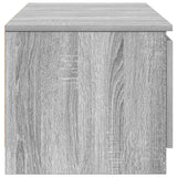 TV Cabinet Grey Sonoma 140x40x35.5 cm Engineered Wood