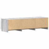 TV Cabinet Grey Sonoma 140x40x35.5 cm Engineered Wood