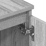 TV Cabinet Grey Sonoma 140x40x35.5 cm Engineered Wood - Extra Image