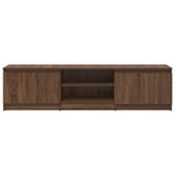 TV Cabinet Brown Oak 140x40x35.5 cm Engineered Wood