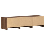 TV Cabinet Brown Oak 140x40x35.5 cm Engineered Wood