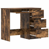 Desk Smoked Oak 90x45x76 cm Engineered Wood