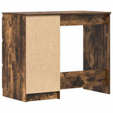 Desk Smoked Oak 90x45x76 cm Engineered Wood
