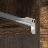 Desk Smoked Oak 90x45x76 cm Engineered Wood - Extra Image