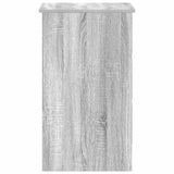 Desk Grey Sonoma 90x45x76 cm Engineered Wood - Close-Up Angle