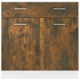 Drawer Bottom Cabinet Lyon Smoked Oak 80x46x81.5 cm Engineered Wood