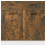 Drawer Bottom Cabinet "Lyon" Smoked Oak 80x46x81.5 cm