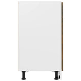 Drawer Bottom Cabinet Lyon Smoked Oak 80x46x81.5 cm Engineered Wood - Close-Up Angle