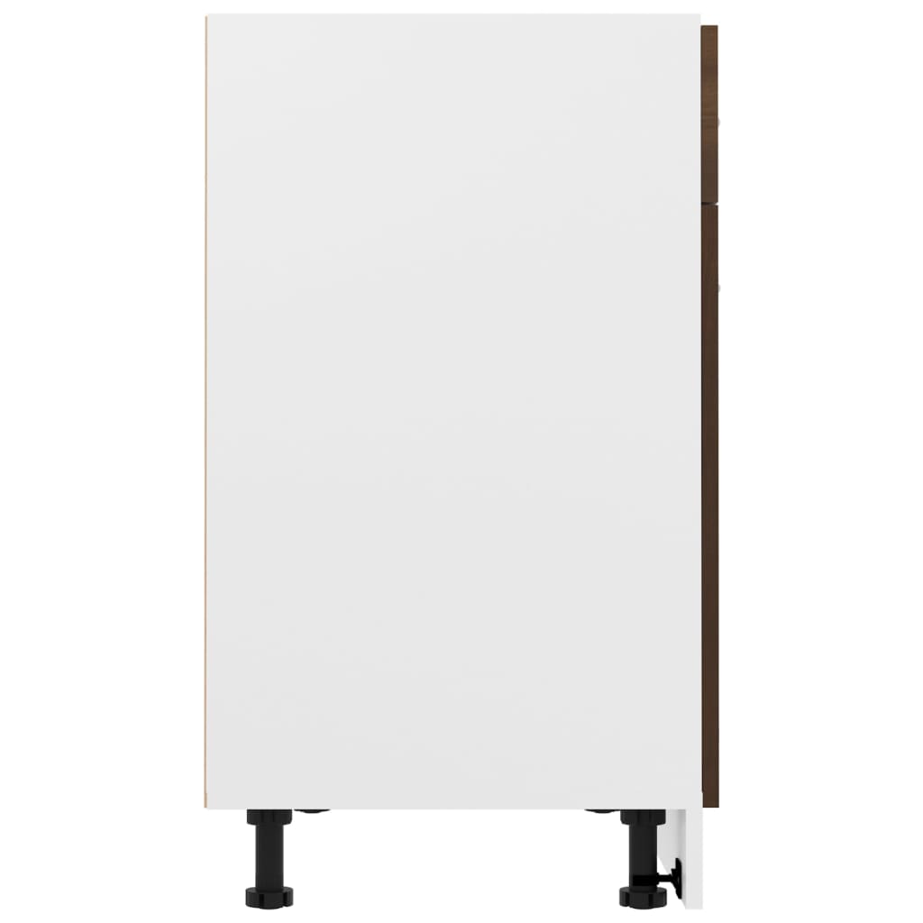 Drawer Bottom Cabinet Lyon Brown Oak 80x46x81.5 cm Engineered Wood