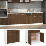 Drawer Bottom Cabinet Lyon Brown Oak 80x46x81.5 cm Engineered Wood