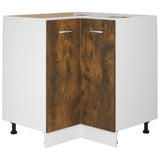 Kitchen Cabinet Lyon Smoked Oak 75.5x75.5x81.5 cm Engineered Wood - Front View