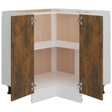 Kitchen Cabinet Lyon Smoked Oak 75.5x75.5x81.5 cm Engineered Wood - 45-Degree Angle