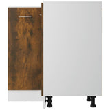 Kitchen Cabinet Lyon Smoked Oak 75.5x75.5x81.5 cm Engineered Wood - Rear View