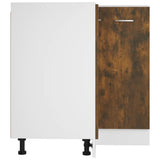 Kitchen Cabinet Lyon Smoked Oak 75.5x75.5x81.5 cm Engineered Wood - Close-Up Angle