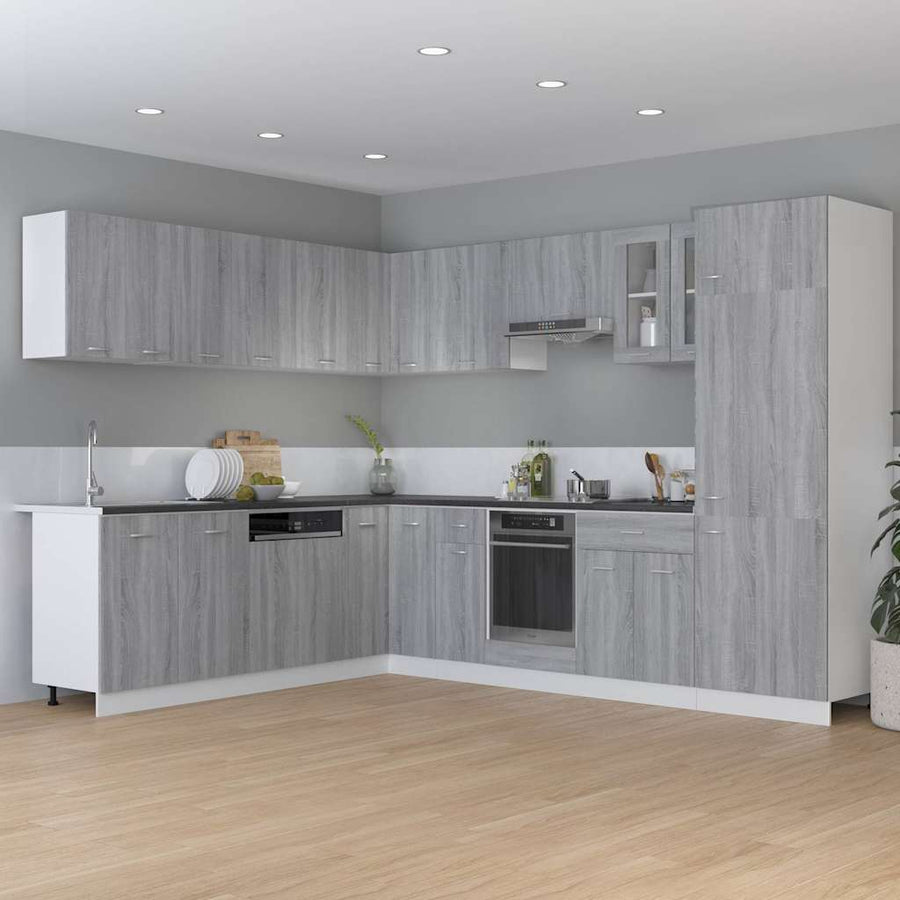 Kitchen Cabinet "Lyon" Grey Sonoma 75.5x75.5x81.5 cm