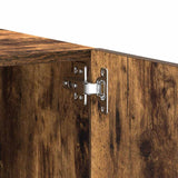 TV Cabinet Smoked Oak 100x35x40 cm Engineered Wood - Extra Image