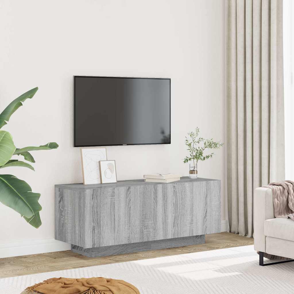 TV Cabinet Grey Sonoma 100x35x40 cm Engineered Wood