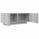 TV Cabinet Grey Sonoma 100x35x40 cm Engineered Wood - Close-Up Angle