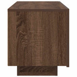 TV Cabinet Brown Oak 100x35x40 cm Engineered Wood - 45-Degree Angle