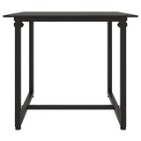 3 Piece Outdoor Lounge Set with Cushions Poly Rattan Black