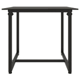 3 Piece Outdoor Lounge Set with Cushions Poly Rattan Black - Extra Image