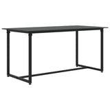 4 Piece Garden Lounge Set with Cushions Black Poly Rattan - Extra Image