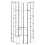 Circular Gabion Pole Galvanised Steel Ø30x50 cm