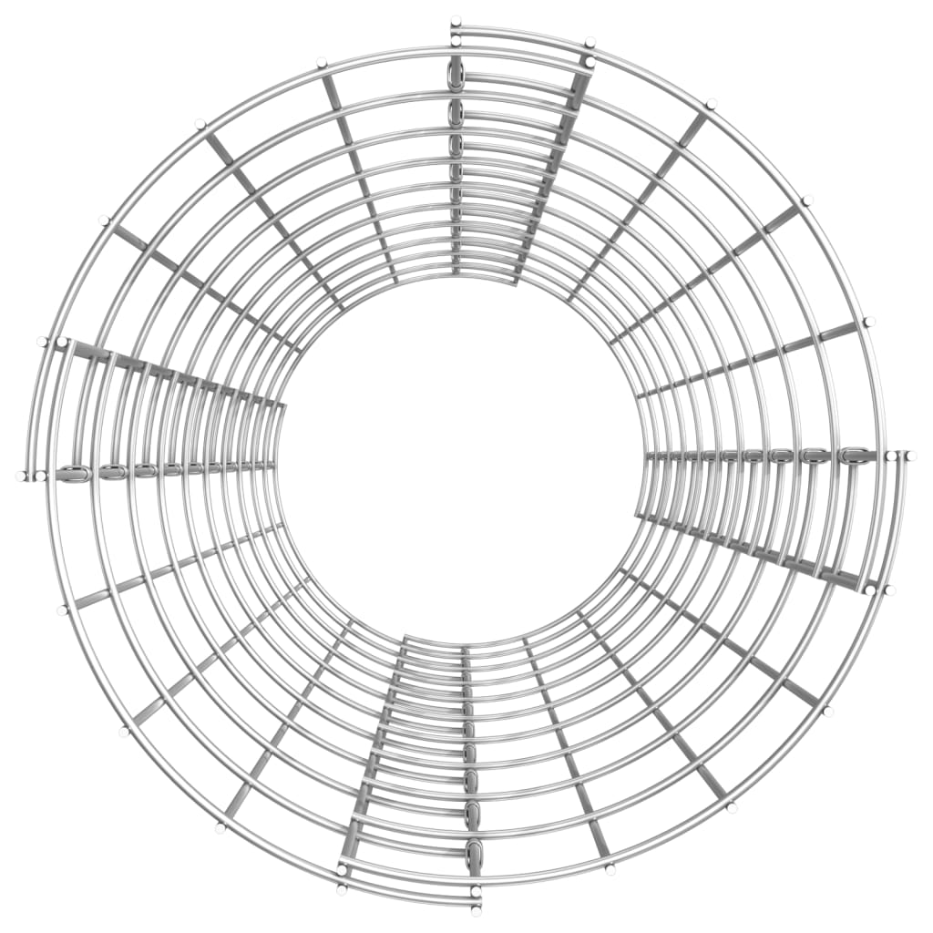 Circular Gabion Pole Galvanised Steel ?0x100 cm