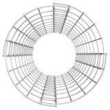 Circular Gabion Pole Galvanised Steel Ø30x100 cm - Top-Down View