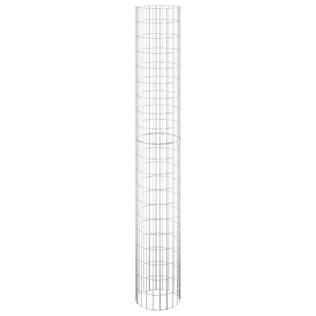 Circular Gabion Pole Galvanised Steel ?0x200 cm